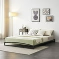 thumbnail image 1 of 2025 New Low Bed Frame, 6 Inch Heavy Duty Metal Platform Twin Bed Frame Low Profile, Mattress Foundation, No Box Spring Needed, Noise-Free, Non-Slip, Easy Assembly, Black, 1 of 5