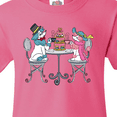 thumbnail image 4 of Inktastic Colorful French Poodles With Tea Youth T-Shirt, 4 of 5