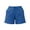 Blue, variant on Elvqul Womens Summer Shorts Elastic Waistband Pull On Casual Short Sports Lounge Holiday Plus Size Beach Plain Short Pants for Women