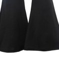 thumbnail image 4 of Women Solid Color Wide Leg High Waist Stretchy  Bell Bottom Flare Pants With Plus Size, 4 of 9