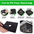 thumbnail image 5 of 4 Pack Tapis de Four pour Cuisinière à Gaz Électrique, Tapis de Protection Réutilisables Résistants à la Chaleur, 5 of 5
