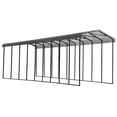 thumbnail image 1 of Arrow 14 x 42 x 14 ft Charcoal RV Carport, 1 of 8