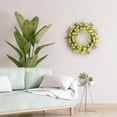 thumbnail image 5 of 30" Artificial Tulip Floral Spring Wreath with Green Leaves, 5 of 5