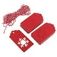 thumbnail image 4 of 100 etiquetas de papel para regalo, etiquetas con hilo, precio de papel rojo, 4 of 6