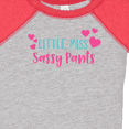 thumbnail image 4 of Inktastic Little Miss Sassy Pants, Sassy, Sassy Girl, Hearts Girls Baby Bodysuit, 4 of 5