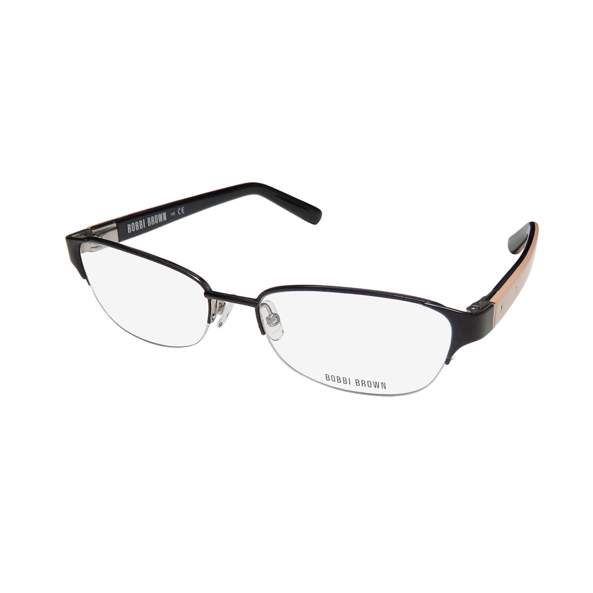 NEW BOBBI BROWN THE JANE WOMENS/LADIES DESIGNER FULL-RIM BLACK AUTHENTIC PREMIUM SEGMENT WOMENS FRAME DEMO LENSES 51-17-135 SPRING HINGES EYEGLASSES/SPECTACLES