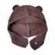 thumbnail image 1 of Lindo gorro de punto con orejas de oso, regalo de cumpleaños, gorro cálido resistente al viento, gorro de punto para senderismo Café, 1 of 9