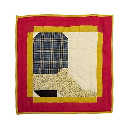 Patch Magic Boots Cotton Throw Pillow