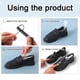 thumbnail image 2 of Horma Zapato Plástico Antiarrugas Ajustable Horma Cuero Zapato Deportivo Zapato Moldeador Funda para Zapato (negro para Mujer) Un Par, 2 of 7