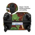 thumbnail image 4 of Balery Frogs And Mushrooms Luggage Cover Protector, Scratch And Dirt Resistant, Fits 18-32 Inch Luggage - Small, 4 of 9