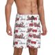 thumbnail image 2 of Fotbe Retro Train Pantalones Cortos de Pijama para Hombre, Ropa de Dormir, Pantalones de Pijama Cortos para Hombre-3X-Large, 2 of 6