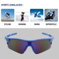 thumbnail image 2 of Gafas de sol deportivas Gafas de sol de ciclismo Lentes de PC Gafas de bicicleta para correr Ciclism Abanopi Gafas de sol deportivas, 2 of 5