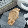 thumbnail image 4 of Pre-Owned Rolex Day-Date 36MM 18038 Champagne Diamond Dial Diamond Bezel 18K Yellow Gold Semi Diamond President Bracelet, 4 of 9