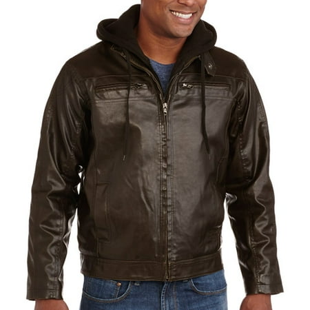 Generic Men's Wool Jacket With Removable Hoodie