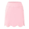 thumbnail image 5 of adviicd Skorts for Woman with Pockets 16" Golf Athletic Skirts Scalloped Hem Tennis Skirt Dressy Casual Pink, XL, 5 of 7