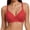 #17Red, variant on Byworldtasic Women's Wireless Lace Trim Bra Non‑Padded Soft Cup Everyday Comfort Bralette Adjustable Straps Bra