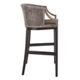 thumbnail image 4 of Safavieh Brando 39" Barstool, Dark Brown/Brown, 4 of 10