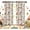 Beige - Squirrel Rabbit, variant on Kids Blackout Curtains for Nursery, Boy''s Woodland Animal Print Curtains for Bedroom, Cartoon Room Darkening Window Drapes 2 Panels Set, White, 42W x 63L