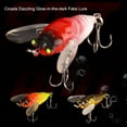 thumbnail image 4 of Pink Season 6.5g/5cm Lure Bait Treble Hook Noise Temptation Luminous Cicada Dazzling Glow-in-the-dark Fake Lure Fishing Supplies, 4 of 7