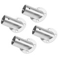 thumbnail image 2 of Shisuyan 4 Pcs Supports de Tringle à Vêtements en Acier Inoxydable Supports de Bride pour Tringle de Rideau de Douche de Garde-Robe Support de Tringle de Placard Supports de Tringle de Douche, 2 of 9