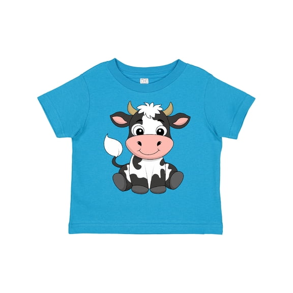 Inktastic Cute Black and White Holstein Cow Boys or Girls Toddler T-Shirt