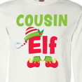 thumbnail image 4 of Inktastic Christmas Cousin Elf Long Sleeve T-Shirt, 4 of 5