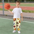 thumbnail image 5 of joogoo Rugby Baseballs Football Boys' Sweatpants Jogger Pants 3T, 5 of 8