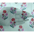 thumbnail image 4 of oneOone Viscose Chiffon Fabric Leaves & Floral Block Decor Fabric Printed BTY 42 Inch Wide, 4 of 4
