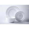 thumbnail image 1 of Ultra By Gibson Swanton Service de table 12 pièces Blanc Verre trempé opale, 1 of 5