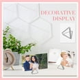 thumbnail image 5 of 100 Pcs Triangle Shape Table Number Holders - Wedding & Party Mini Name Card Holders - Silver, 5 of 14