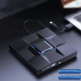 thumbnail image 3 of Unidad óptica externa tipo C 3.0 Grabadora de DVD Unidad óptica móvil USB Computadora externa Escritorio universal, 3 of 5