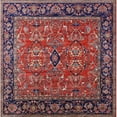 thumbnail image 1 of Ahgly Company Machine Washable Indoor Square Industrial Modern Rosy Pink Area Rugs, 7' Square, 1 of 7