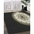 thumbnail image 3 of Ahgly Company Machine Washable Indoor Rectangle Transitional Midnight Gray Area Rugs, 8' x 10', 3 of 7