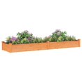 thumbnail image 3 of vidaXL Garden Raised Bed with Liner Brown 94.5"x23.6"x9.8" Solid Wood Fir, 3 of 7