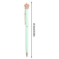 thumbnail image 3 of YZHMYR Classic Metal Ballpoint Pen Bling Sparkly Top Crush-Resistant Imported Tip Smooth Writing for Office School Business Wedding Christmas Birthday Romantic Gift for Colleagues Friends Supplies, 3 of 5