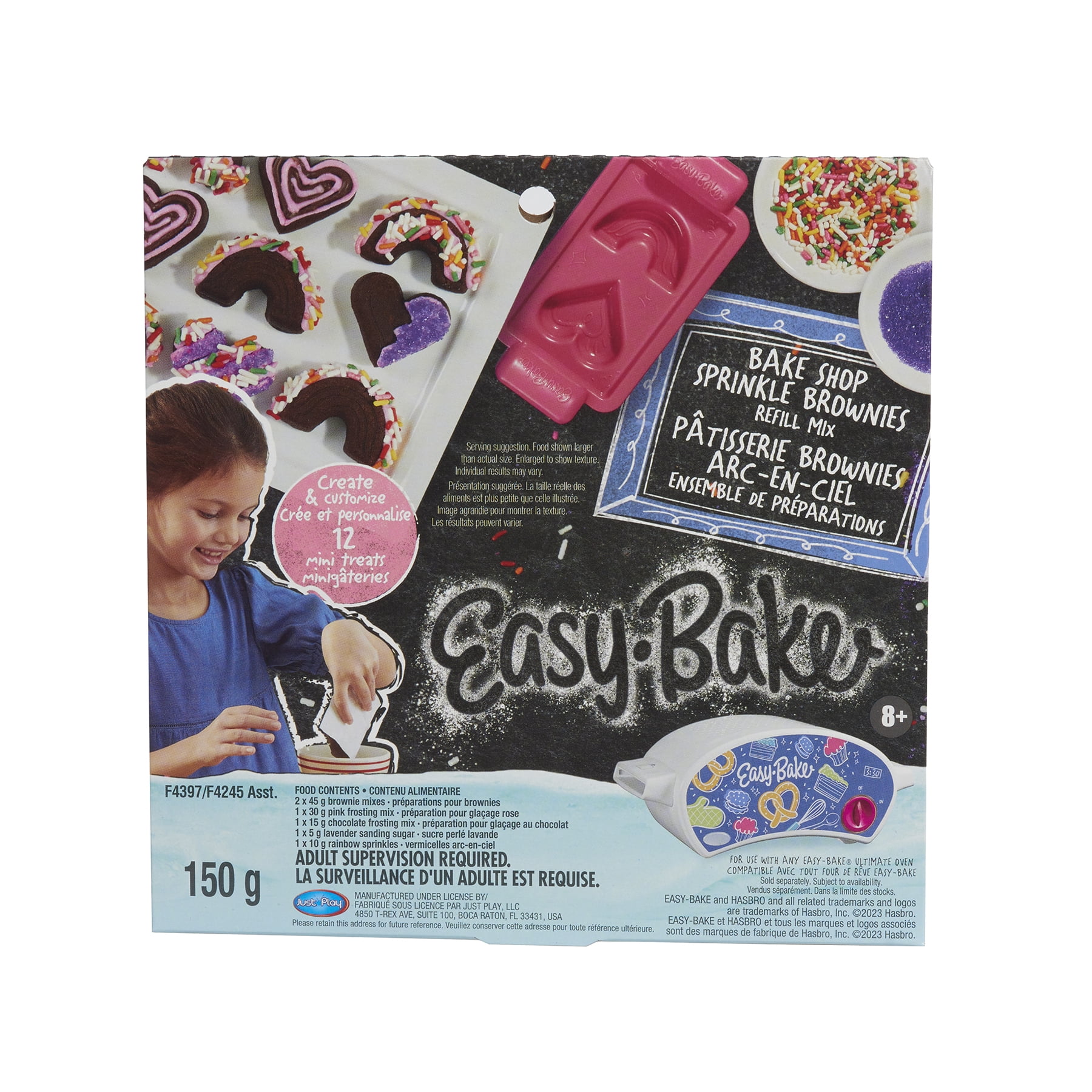 Easy-Bake Ultimate Oven Toy Bake Shop Sprinkle Brownies Refill Mix