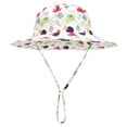 thumbnail image 4 of RTKFRFLM Kids Summer Sun Hat Breathable Beach Bucket Hat for Boys Girls Toddler Sun Protection Gear for Spring Summer Outdoor Holiday Daily Wear Hat Red 6-24 Months, 4 of 4