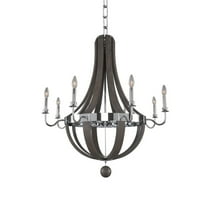 Eight Light Chandelier Kalco Lighting 300484Ch