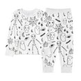 thumbnail image 5 of TBWNWG Toddler Boy Summer Pajamas Comfortable DIY Pajama Set for Kids with Halloween Prints and Elastic Waistband for Everyday Relaxation and Home Use,Sizes 9-10 Years, 5 of 5