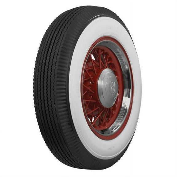Firestone 643510 3-1/4 Inch Whitewall Bias Ply Tire, 600-16