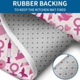 thumbnail image 4 of Pink Breast Cancer and Love Bathroom Rugs Sets 3 Piece,Toilet Cover Set,Absorbent Non Slip Bathroom Mats Sets with U-Shaped Contour Rug Toilet Rug Set, 4 of 5