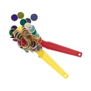 Dowling Durable Magnetic Wand and Chip Set with 2 Wands and 500 Chips, 8 in, Multiple Color