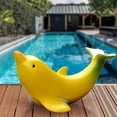 thumbnail image 1 of Fiudx Bonita Estatua de Delfín Banana, Divertida Decoración de Jardín, Diseño de Resina Pintado a Mano, Decoración Única para Interiores y Exteriores, Perfecta para Sala de Estar, Oficina, Jardín, Re, 1 of 7