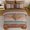 Brown-Full, variant on Brown Full Size 8 Piece Bohemian Striped Paisley Bed-in-a-Bag Bedding Set