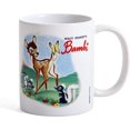 thumbnail image 2 of Bambi - Taza Diseño Vintage (Blanco, Verde, Marrón), 2 of 3