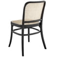 thumbnail image 6 of Side Dining Chair, Black, Wood, Modern Contemporary Farmhouse Coastal, Kitchen Room Cafe Bistro Restaurant Hospitality, 6 of 8