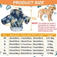 thumbnail image 2 of Coloody 4 Pieces Pet Hawaii Style Summer T-Shirts for Small Puppy, 2 of 7