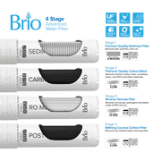 Brio 500 Series Bottle Less Water Cooler Dispenser with Multi Stage Filtration