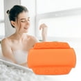 thumbnail image 4 of Unique Bargains 1 Pc Double Row Suction Cups Bath Pillow for Head and Neck Orange, 4 of 6