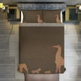 thumbnail image 5 of Brown Safari Jungle Zoo Animals 3D Set Duvet Cover Quilt Cover Theme for Queen Size, 5 of 6